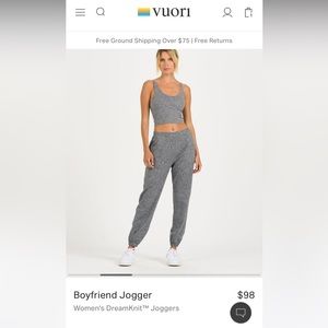Vuori Boyfriend Jogger
Women's DreamKnit™ Joggers